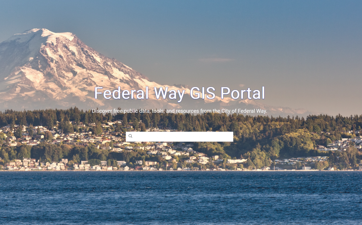 Federal Way Open GIS Data Portal